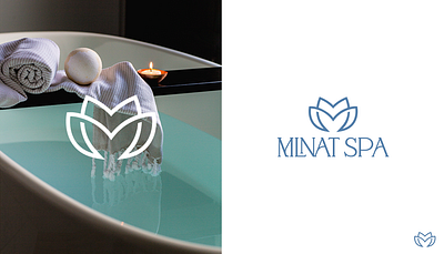 MLNAT SPA branding leaf leaf logo logo m logo spa spalogo