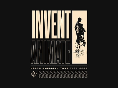 Invent Animate Band Merch • Tour Tee apparel bad omens band band tour merch bold merch designer clean death metal heavener invent animate like moths to flames merch designer merchandise metal metalcore metalcore merch modern punk shirt graphics simple vintage merch