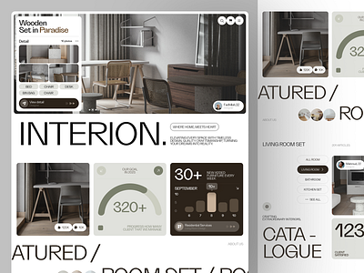 INTERION - Interior Service Company architecture clean design interior interior design interior service landing page landingpage owwstudio service company ui ui design uxui web web design web platform website website design