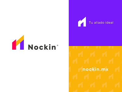 Nockin Graphics branding colors design digital graphic design icon illustrator logo nockin pattern real estate slogan