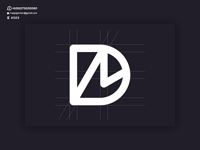 Monogram DM Logo Design awesome branding design design logo dubai enwirto graphic design icon illustration letter lettering logo logos minimal monogram