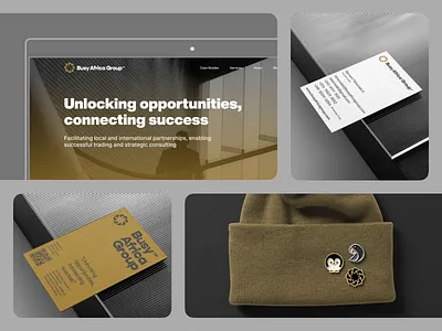 Busy Africa Group Brand Identity brand identity branding busy busy africa busy africa group clarance graphic design illustration loading logo