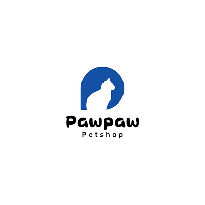 Paw Paw Petshop - Logo Design animation branding cat design graphic design illustrasion logo logo design petshop
