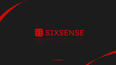 SIXSENSE - Logo Design app art black branding dark design flat graphic design icon illustration logo logo design red ui
