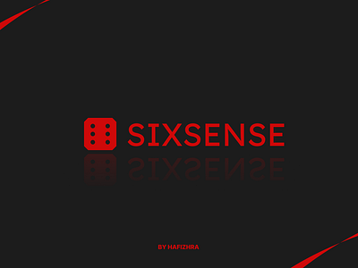 SIXSENSE - Logo Design app art black branding dark design flat graphic design icon illustration logo logo design red ui