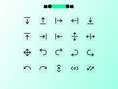 MoooM Day 46 align arrows back design figma forward icons mooom scroll ui