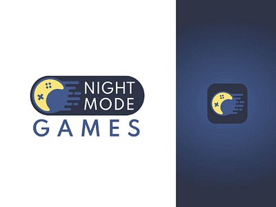 Nightmode Games logo branding graphic design logo
