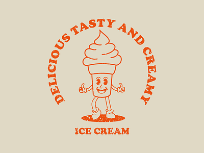 ice cream logo app branding character design drink graphic design ice cream icon illustration logo ui ux vector