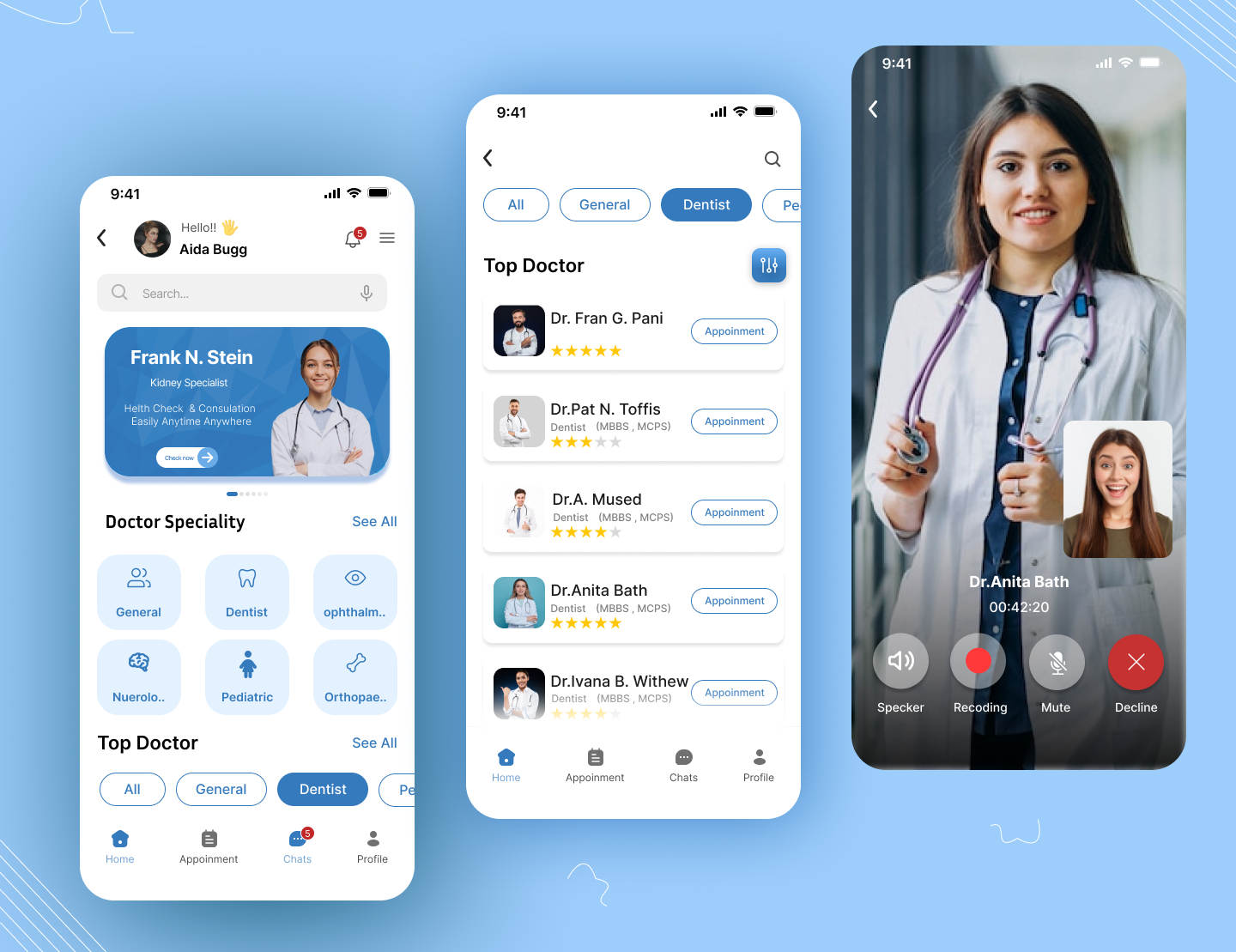 Doctor Appointment App by Yuvraj Rathod on Dribbble