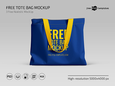 Free Tote Bag Mockup Set bag bag mockup design flyer free freebie mockup mockups photoshop psd shopping bag template templates tote bag