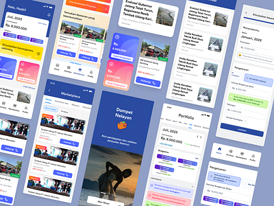 Fisherman Wallet - Dompet Nelayan components fishapp fisherman graphic design mobileui portfolioui ui wallet walletapp