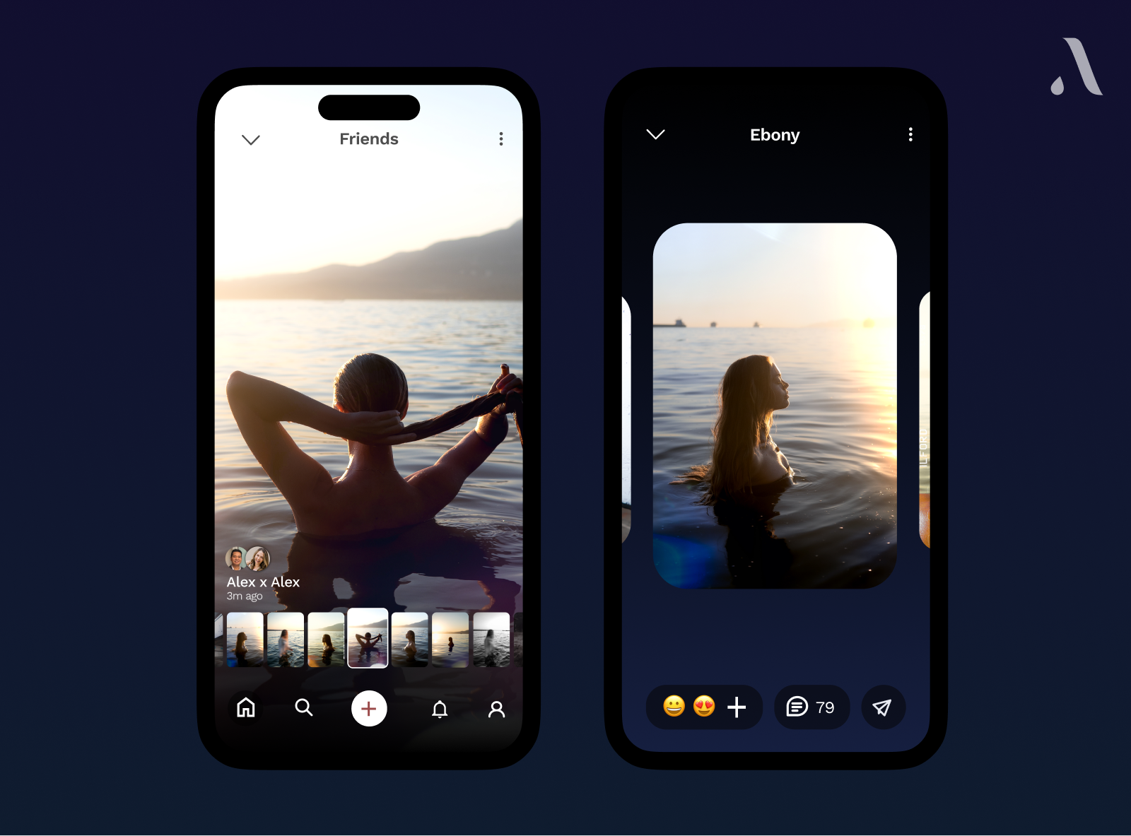 A Modeling App/Camera Roll Concept For iPhone by arcilla design on Dribbble