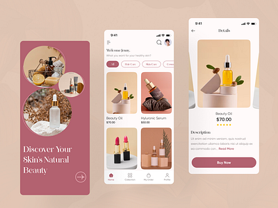 Skin Care| Mobile App | UI Design by Anupoma Alam on Dribbble