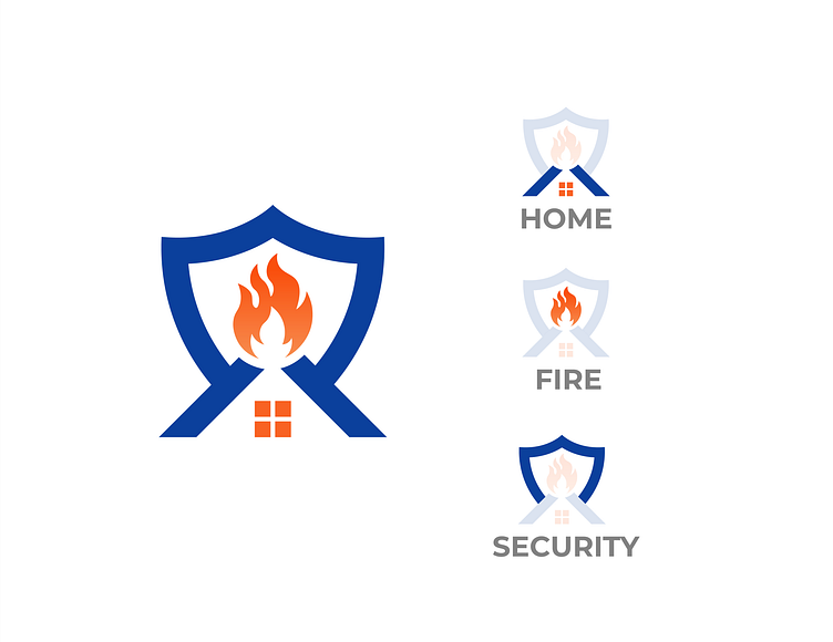 Fire Security Company Logo by Emran Hossain on Dribbble