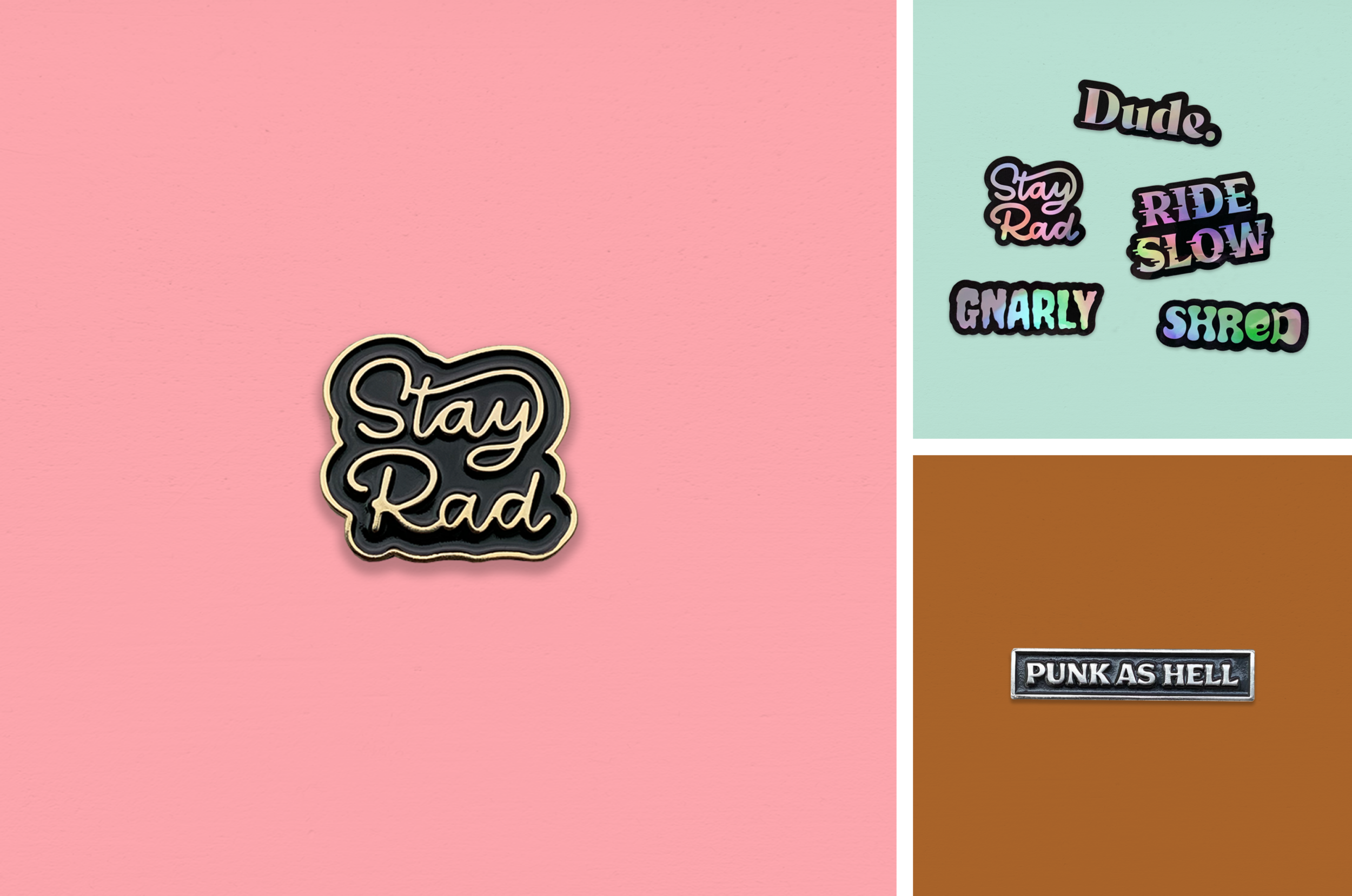 Ride Slow Brand animation brand branding lifestyle logo merch skate skateboarding typography