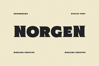 Norgen Heavy Serif Font animation branding design font fonts graphic design logo nostalgic