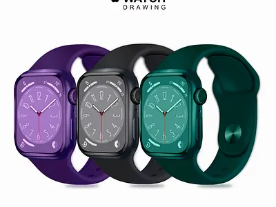 Apple Watch Figma Drawing apple watch drawing figma ui visual design