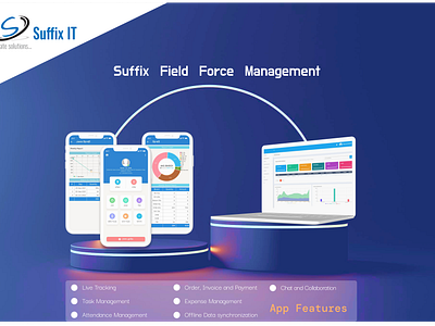 Sales Force Management app app design dashbboard design sales force management ui