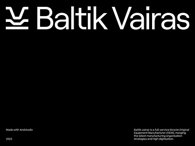 Baltik Vairas andstudio baltics baltik bicycle bike factory handlebars logo manufacturer symbol vairas