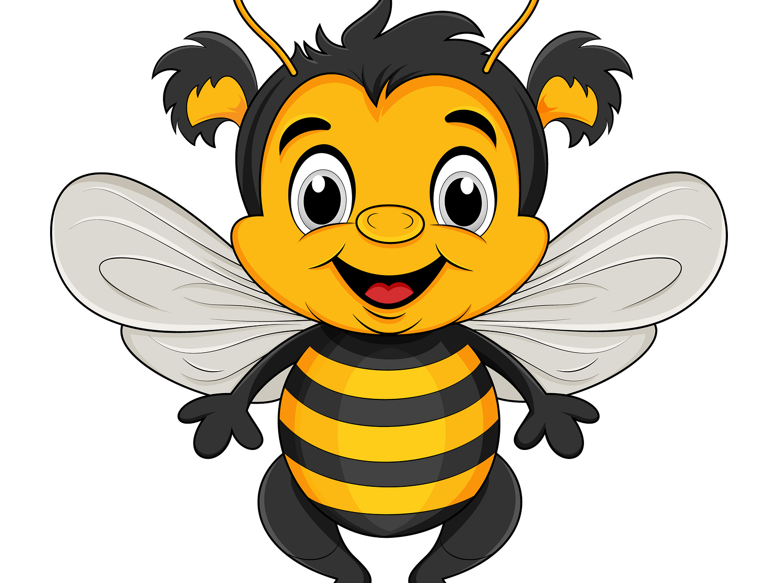 Cute Bee vector illustration by Ananda Ghagra on Dribbble