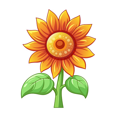 Sunflower vector illustration flower illustration sunflower vector