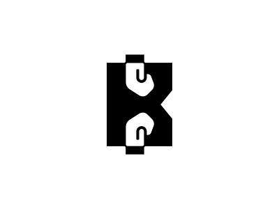 K and boxing boxing brand branding design elegant glove graphic design illustration k logo logo design logotype mark minimalism minimalistic modern negative space negativespace sign