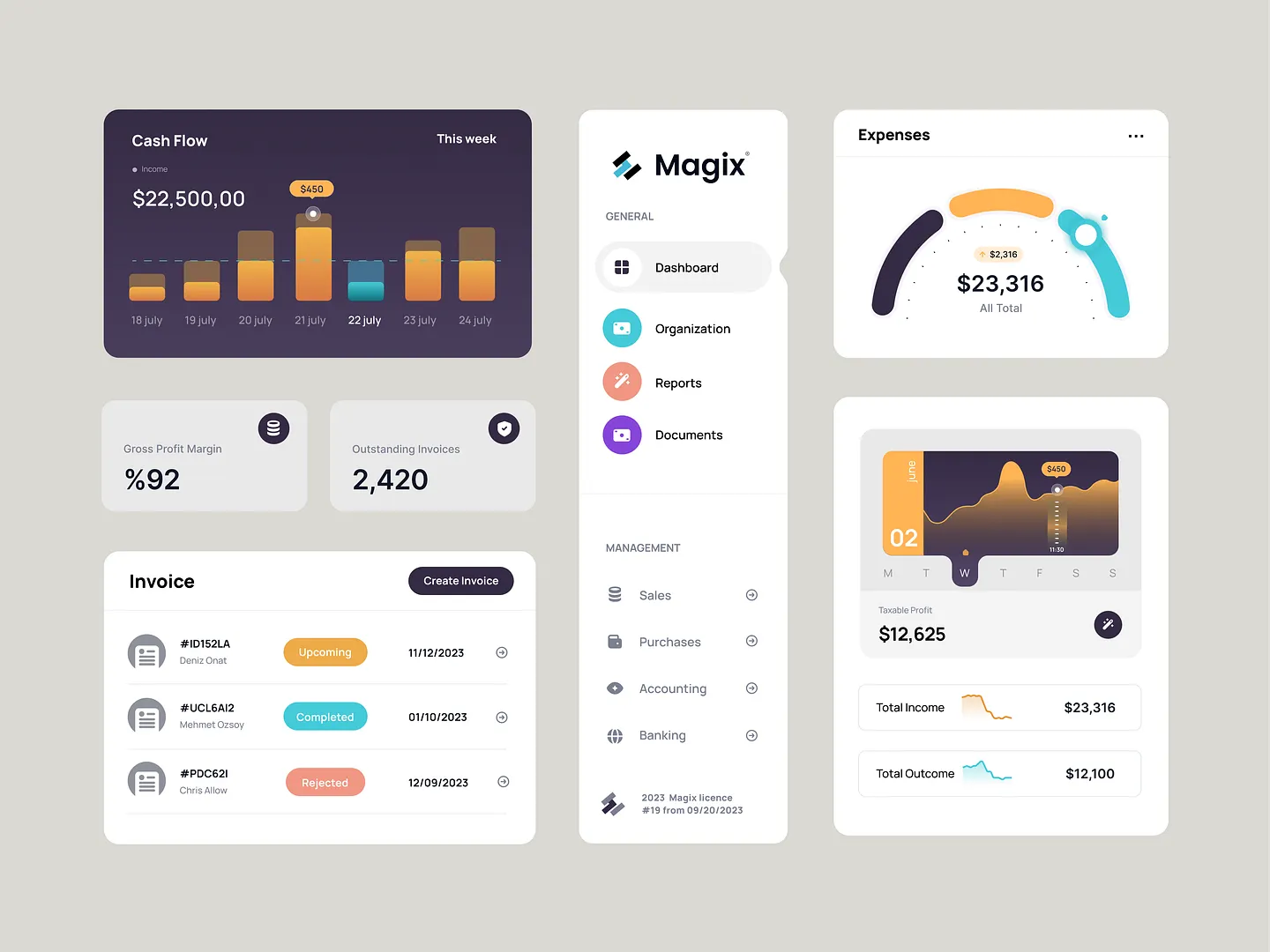 Modern Accounting Website UI Design for Enhanced User Experience