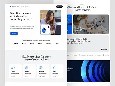 Upcloud startup saas design - features agency clean corporate data design devops enterprise framer landing page marketing minimal modern saas studio ui web web design web page webflow webpage