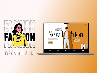 Fashion Website (UI design) fashion website (ui design) graphic design ui