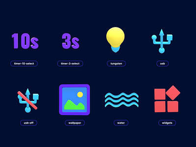 icons 3d 3d animation branding graphic design logo motion graphics ui widgets
