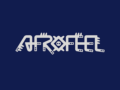 Afrofeel logo africa brand branding clothing logo