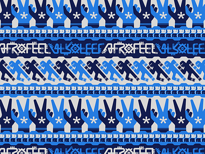 Afrofeel pattern branding clothing pattern