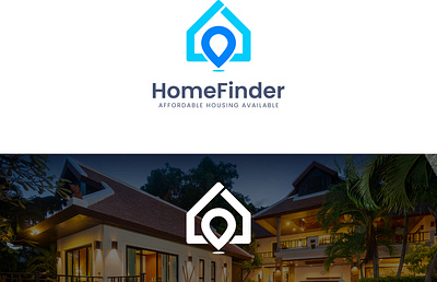 Home Finder logo - Real state logo brand identity elements brand identity kit brand identity package branding branding identity delivery logo graphic design graphic design trends hero header home finder logo home logo inspiration letter property logo logo minimalist logo modern house logo mortgage logo property management logo real estate agent simple logo design utah brand book