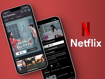 Netflix Design appui design netflix netflixui screens ui visualdesign