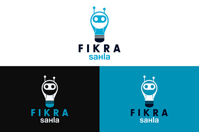 Minimal logo design ( Fikra Sahla ) create logo design design logo graphic design illustration inkscape logo logo design logo maker vector