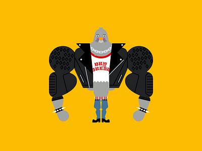 Muscle Pete character character design illustration peagon vector
