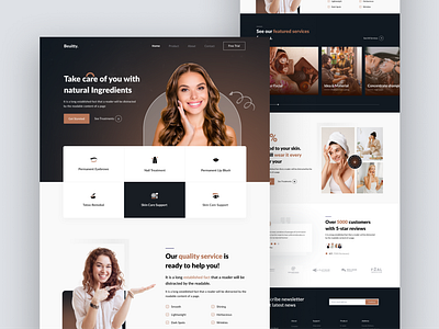 Cosmetics Landing Page