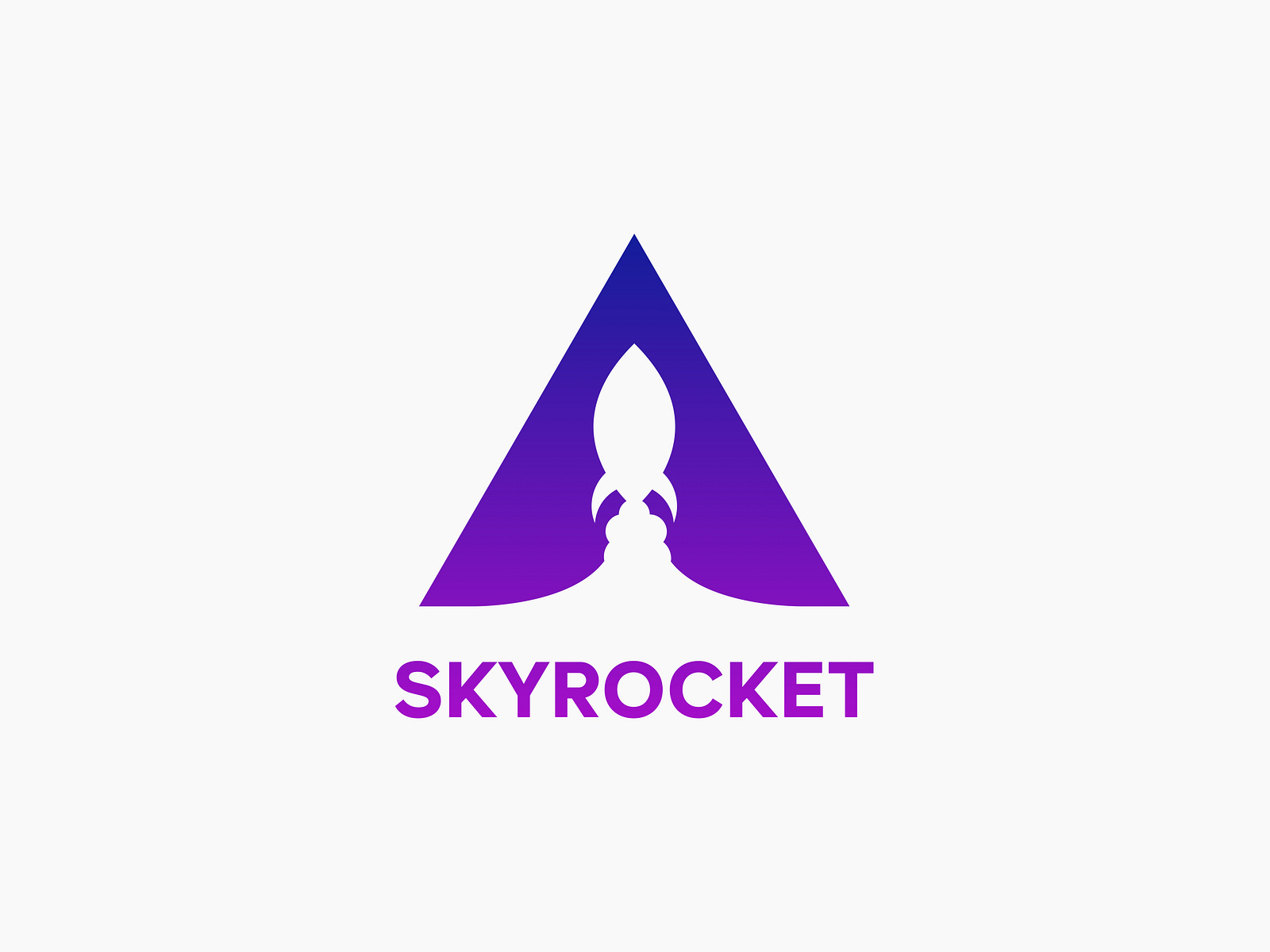 Minimalist logo design ( skyrocket ) by Ahmed Hedhoud on Dribbble