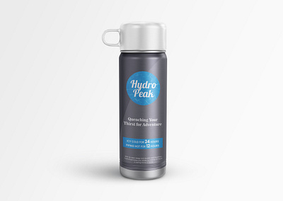 Water Flask Label Design design graphic design label label design product label product label design