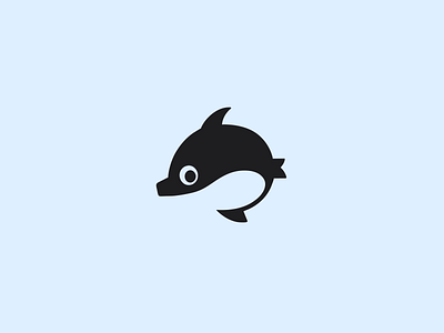 Dolphin Logo Mark | AI Collection ai animal brand branding dolphin logo mark sea