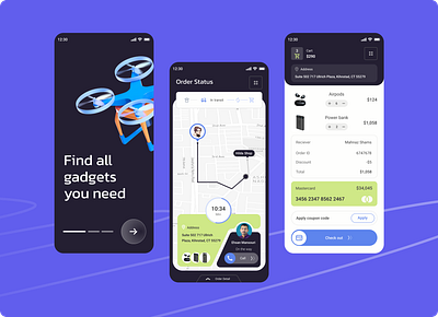 Gadget Shop App design flat ui uiux ux