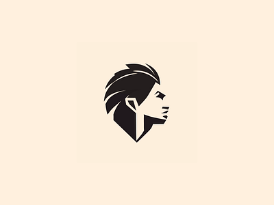 Afro Head Logo | AI Collection africa afro ai brand branding clean head icon logo mark
