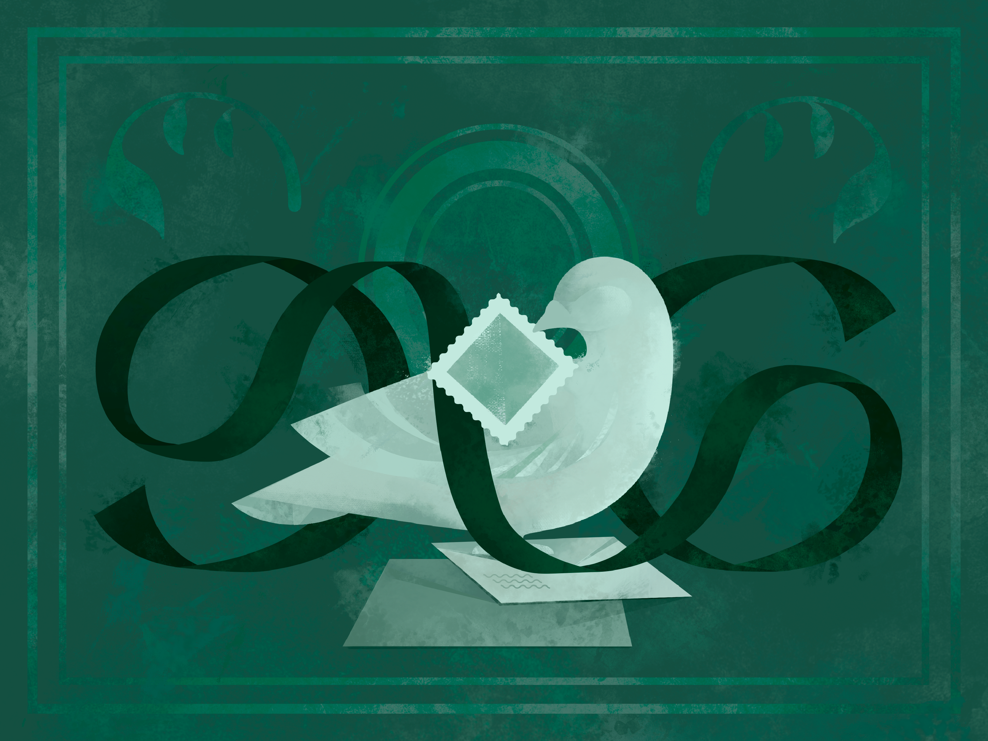Postcard design for Mailing platform