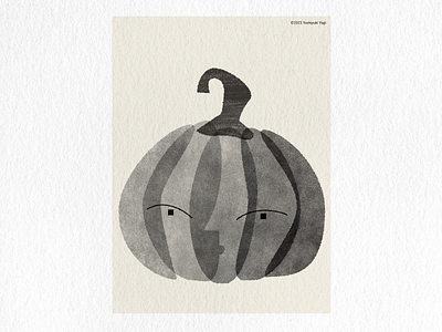 Pumpkin graphic design illustration