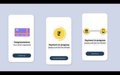 Payment & Transactions Finance Lottie Animations animation card credit card debit card design finance finance payments finance states icons illustration lottie animation motion graphics payment payment failed payment in progress payment success processing ui ux