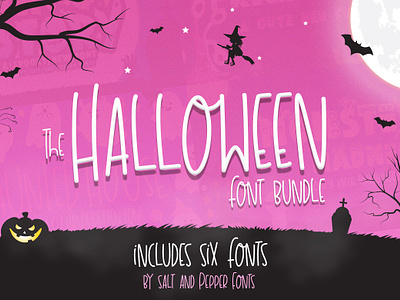 The Halloween Font Bundle (6 Fonts)