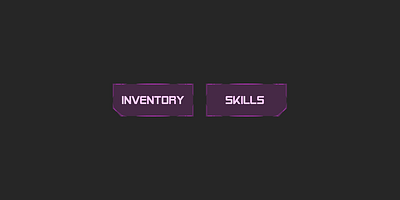 In game menu buttons / design practice game