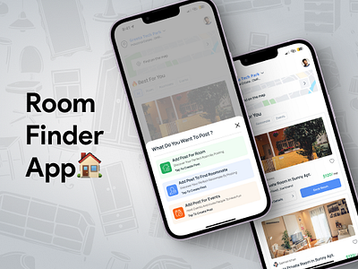Room Finder App design roomfindapp roomfinderui ui visualdesign