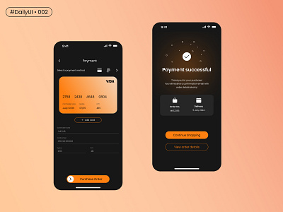 Daily UI challenge #002 - Credit Card Checkout appdesign creditcard creditcardcheckout dailyui dailyuichallenge darkmode darktheme halloween halloweenapp halloweendesign mobileapp mobiledesign octoberdesign partyapp payment paymentprocess uiinspiration uiux userexperience userinterface