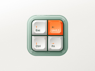 Keyboard Icon app app store button computer graphic design icon icon design illustration key keyboard ui
